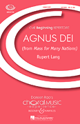 Agnus Dei Unison choral sheet music cover